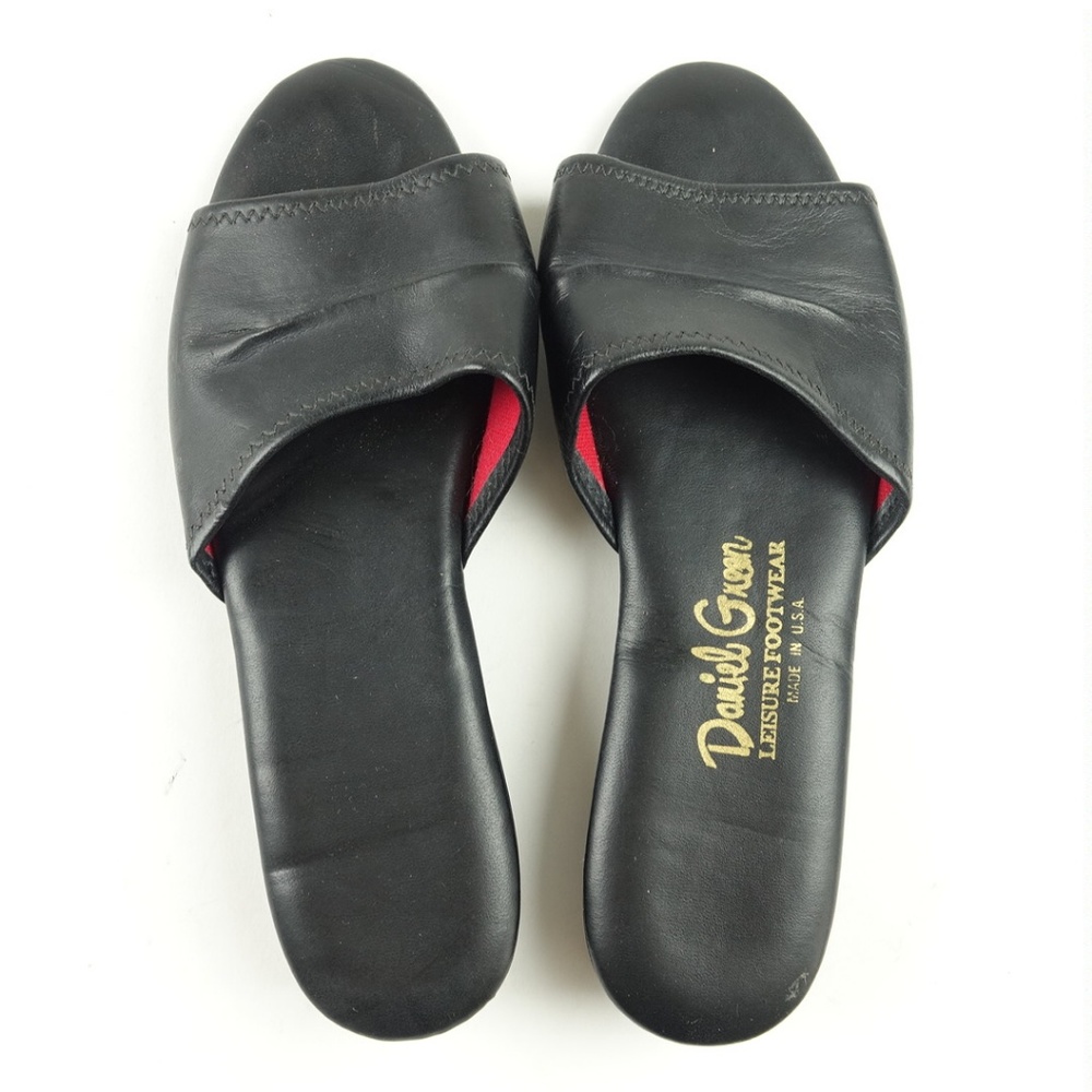 Daniel Green Women Dormie Slide Sandals Black R8S8